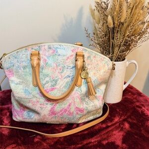 Brahmin Pastel Floral Shoulder Bag